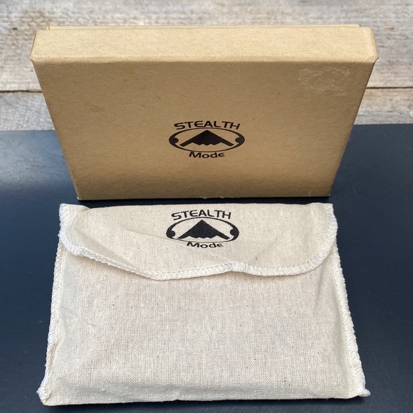 NEW Stealth Mode Leather Wallet Brown with ID Window and RFID Men - Picture 4 of 7